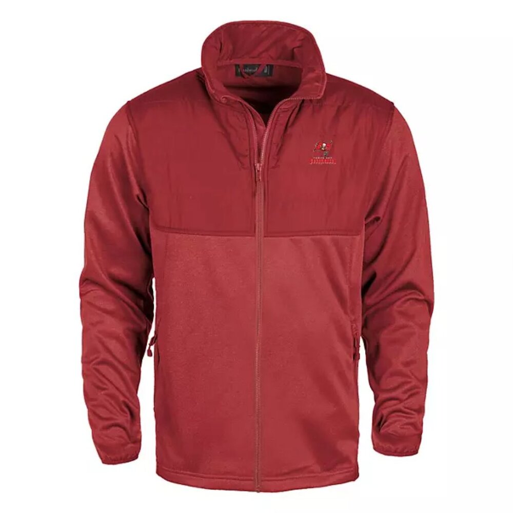 Tampa Bay Buccaneers Red Coat Jacket Adult 2XL NFL Dunbrooke Lined Full Zip New